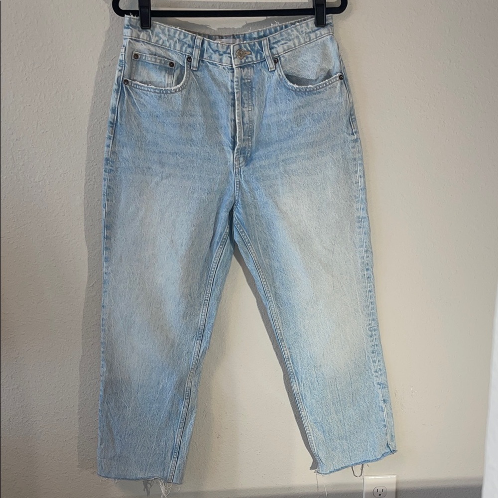 Zara Mom Cropped Jeans